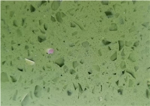 Green Artificial Stone Polished Terrazzo Tiles