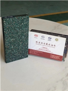 High Quality Green Terrazzo Tiles Stone Artificial  Polished