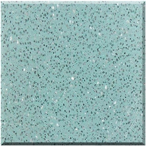 High Quality Green Terrazzo Tiles Artificial Stone Polished