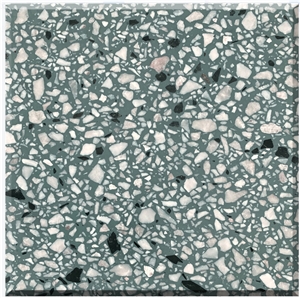 Hot Sale Green Terrazzo Tiles Polished Wall Covering