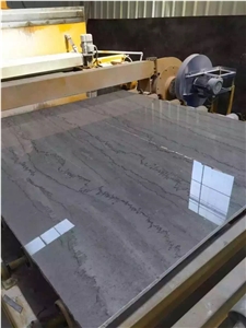 Grey Blue Wood Vein Marble Polished Slabs & Tiles