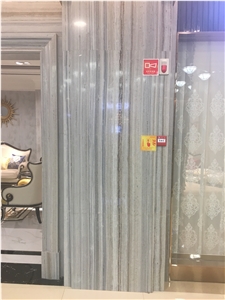 Grey Blue Wood Vein Marble Polished Slabs & Tiles