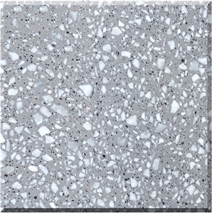 High Quality Grey Terrazzo Tiles Artificial Polished