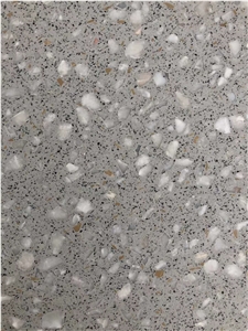 Low Price Grey Terrazzo Tiles Artificial Stone Polished