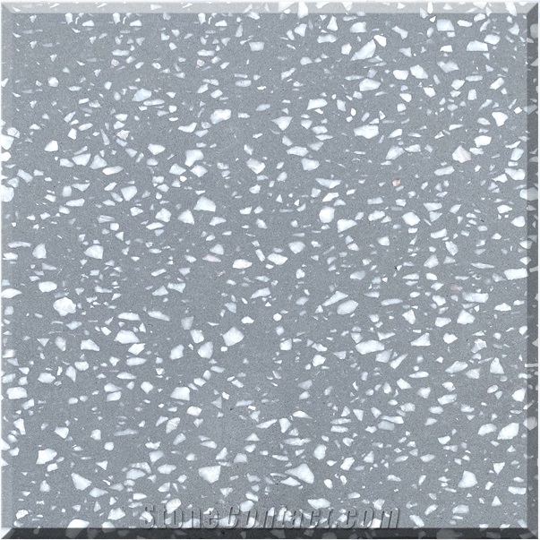 New Grey Terrazzo Tiles Artificial Stone