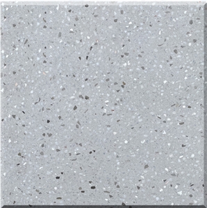 China Grey Terrazzo Tiles Artificial Stone Polished