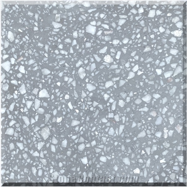 New China Grey Terrazzo Tiles Artificial Stone