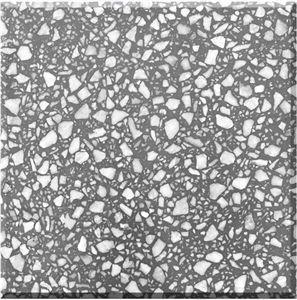Beautiful China Grey Terrazzo Tiles Artificial Stone