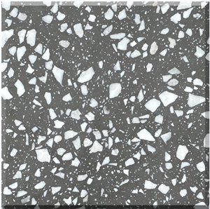 Low Price New Grey Terrazzo Tiles Artificial Stone