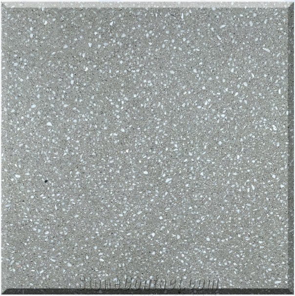 Light Grey Terrazzo Tiles Artificial Stone