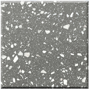 China Wonderful Grey Terrazzo Tiles Artificial Stone