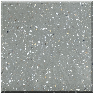 Grey Terrazzo Tiles Polished Floor Covering Slabs