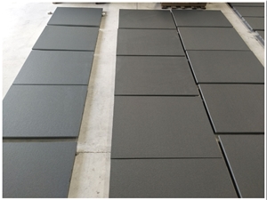 Hebei Black Granite Surface Flamed Water Jet Walling Tiles