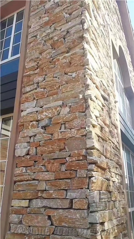Hebei Multicolor Stone Rusty Slate & Panel Veneer