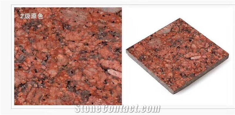 Hot Sale Imperial Red Granite Slabs-Polished
