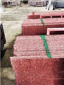 Hot Sale Imperial Red Granite Slabs-Polished