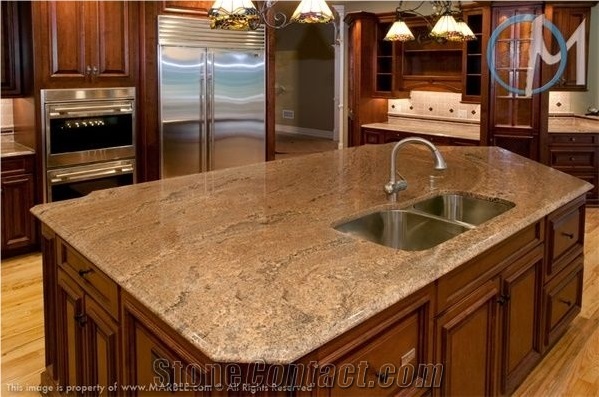 Indian Juparana Granite Polished Kitchen Worktops
