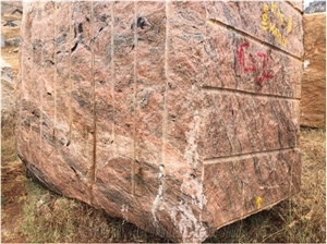 Indian Juparana Multicolor Granite Blocks & Rocks