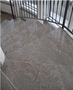 Indian Juparana Multicolor Granite Polished Slabs