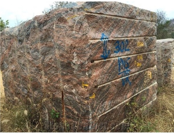 Indian Juparana Multicolor Granite Polished Slabs