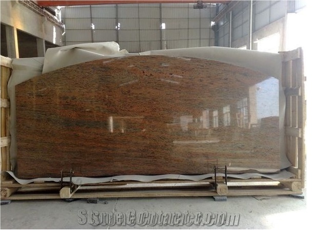 Ivory Raw Silk Granite Beige Polished Countertops