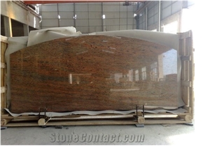 Ivory Raw Silk Granite Beige Polished Countertops