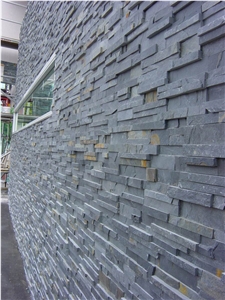 Jiangxi Black Slate Feature Wall Cultured Stone