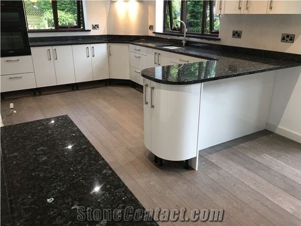Lundhs Ocean Norway Blue Granite Leather Slabs