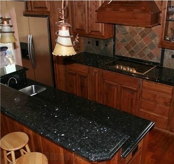Lundhs Ocean Norway Blue Granite Leather Slabs