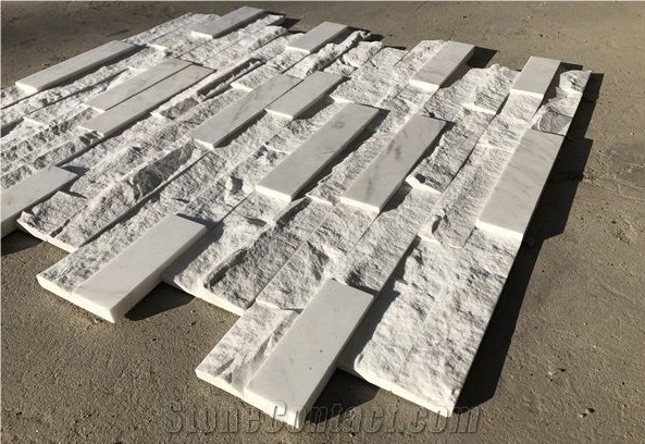 Marble Ledger Panel Cultured Stacked Stone Veneer