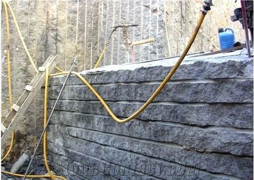 Marron Bahia Brazil Purple Granite Blocks & Rocks