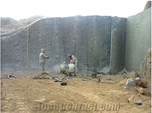 Marron Bahia Brazil Purple Granite Blocks & Rocks