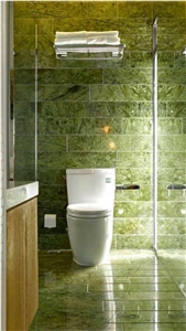 Ming Green Marble Mosaic Tile Dandong Green Polished Mosaic