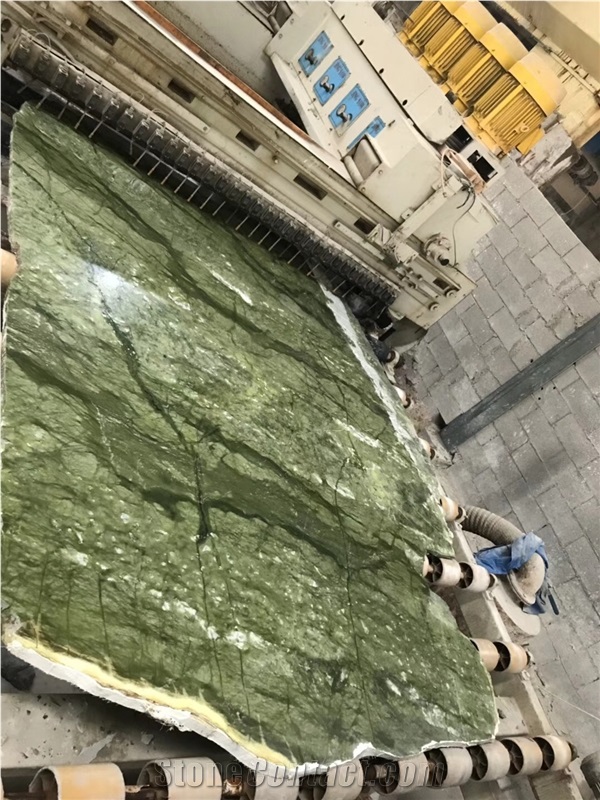 Ming Green Marble Mosaic Tile Dandong Green Polished Mosaic