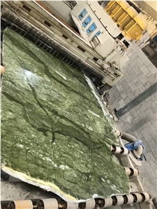 Ming Green Marble Mosaic Tile Dandong Green Polished Mosaic