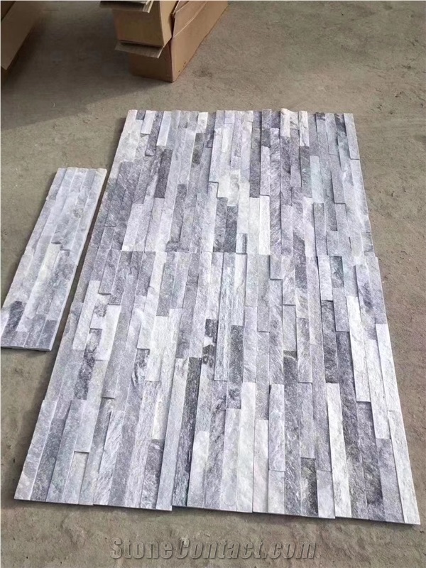 Mixed Color Quartzite Feature Wall Cultured Stone