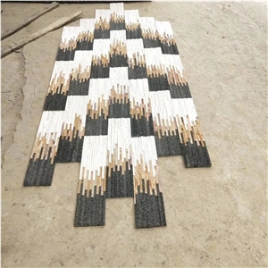 Mixed Color Quartzite Feature Wall Cultured Stone