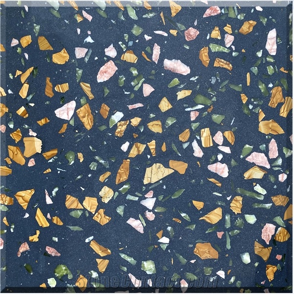 Beautiful Multicolor Terrazzo Tiles Artificial Stone