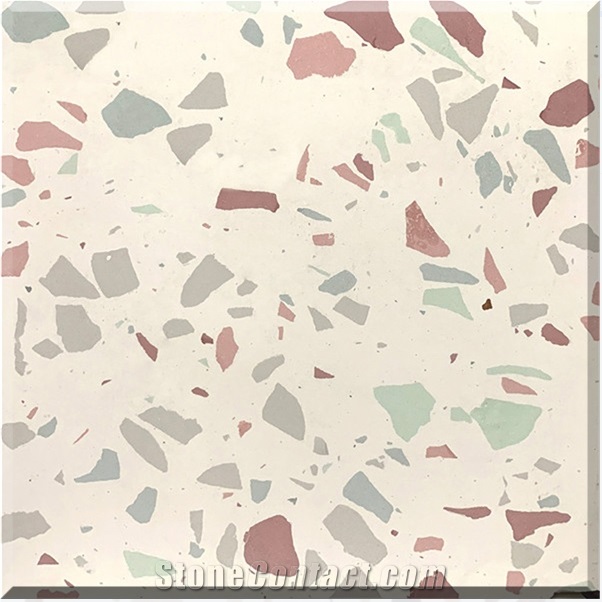 Hot Sale Multicolor Terrazzo Tiles Artificial Stone