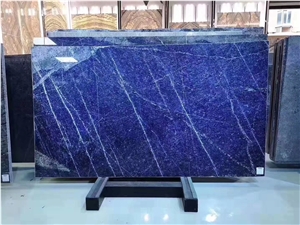 Natural Blue Lapis Lazuli Semiprecious Stone Tiles