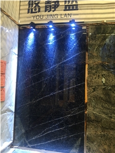 Natural Blue Lapis Lazuli Semiprecious Stone Tiles