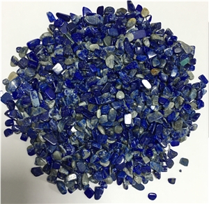 Natural Blue Lapis Lazuli Semiprecious Stone Tiles
