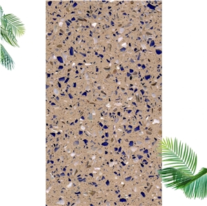 New Brown Terrazzo Tiles Artificial Stone