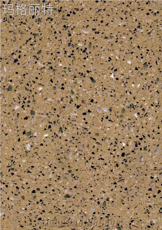 New Brown Terrazzo Tiles China Artificial Stone