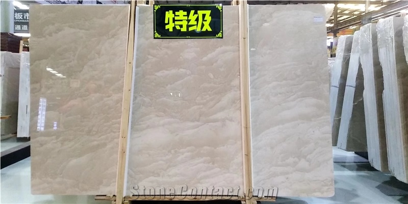 Oman Cream Light Marble Polished Tiles & Slabs