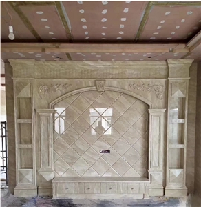 Oman Cream Light Marble Polished Tiles & Slabs