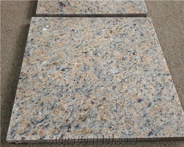 Polished Giallo Venezia&Ovodda Granite Slabs Tiles