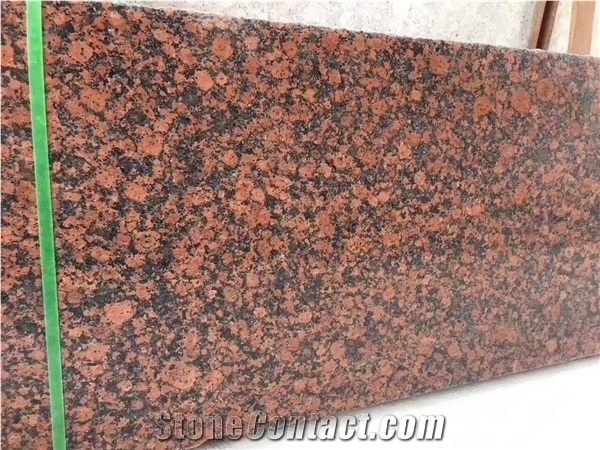 Polished Karelia Red Granite Slabs Tiles Flooring
