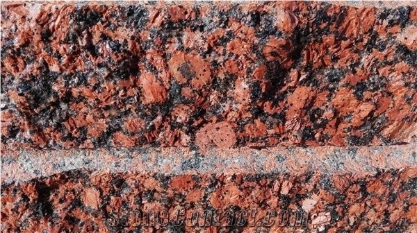 Polished Karelia Red Granite Slabs Tiles Flooring