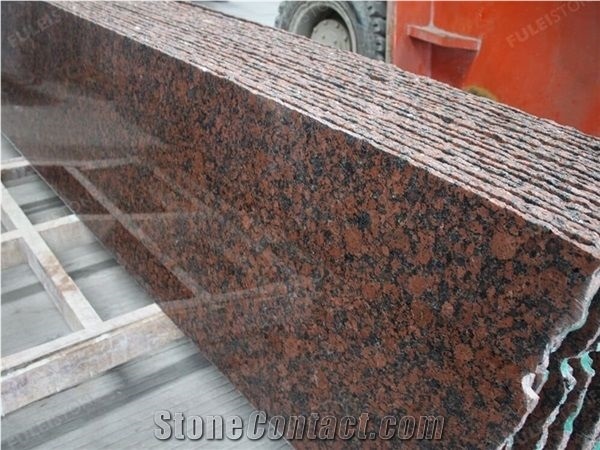 Polished Karelia Red Granite Slabs Tiles Flooring